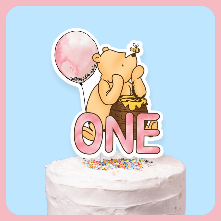 Classic Winnie The Pooh Cake Topper main image.png Classic Winnie The Pooh Cake Topper