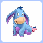 Eeyore Cardboard Cutout Assets