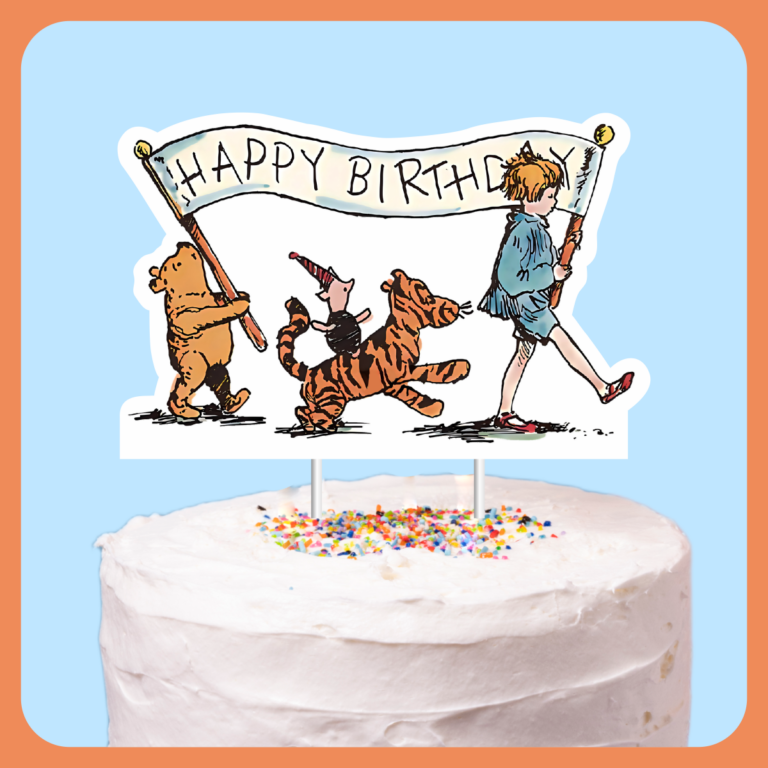 Classic Pooh and Friends Parade Cake Topper_main image.png Classic Pooh and Friends Parade Cake Topper
