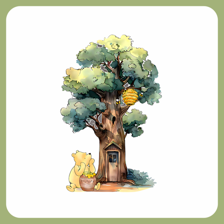 Winnie by the Honey Tree Assets_main image.png Winnie by the Honey Tree Cardboard Cutout Assets