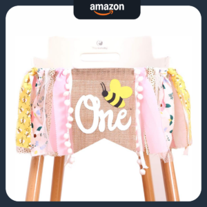 1st Happy Birthday Banner(Bee)_main image.png 1st Happy Birthday Banner(Bee)