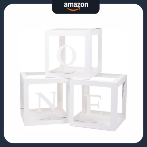 3 Pcs ONE Balloon Boxes For 1st Birthday_main image.png 3 Pcs ONE Balloon Boxes For 1st Birthday