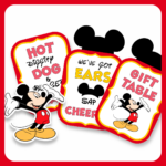 Mickey Party Signs Customization Services