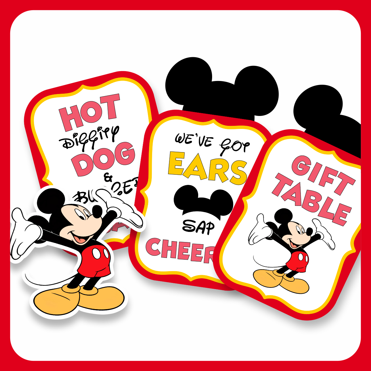 Mickey Party Signs Customization Services_main image.png Mickey Party Signs Customization Services
