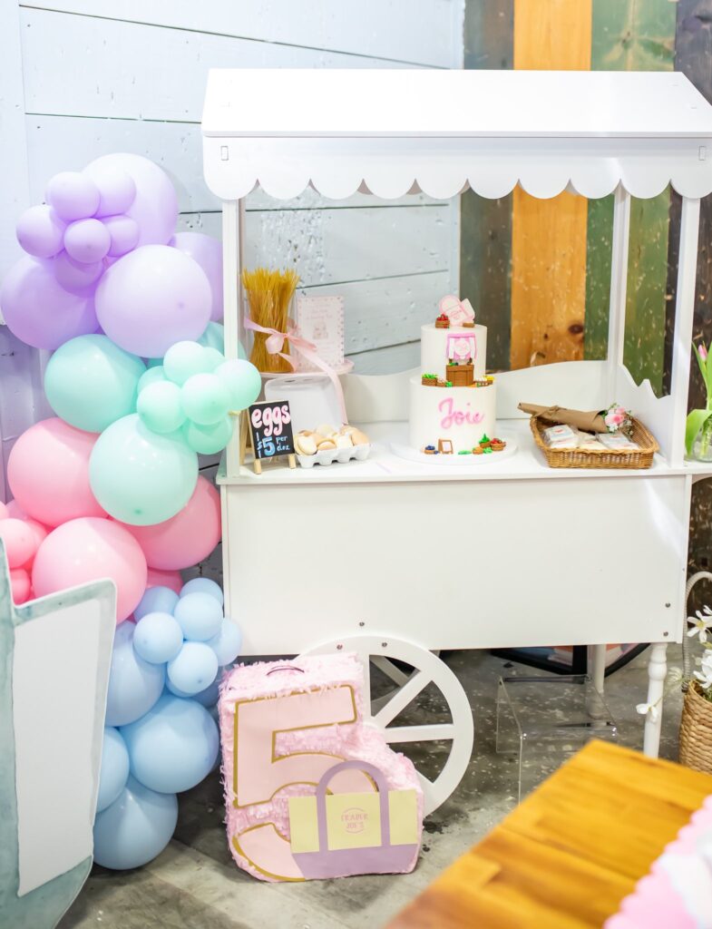 Fours Off the Market 5th Birthday Party Ideas