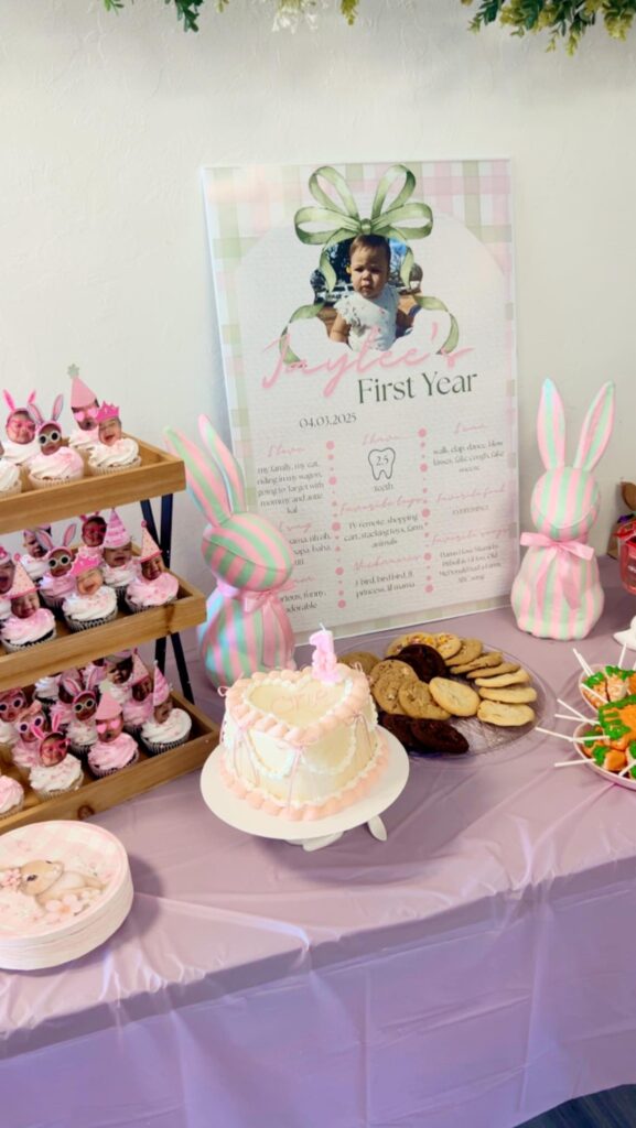 Bunny Themed 1st Birthday Party Ideas