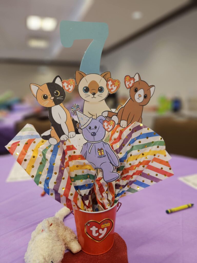 TY Beanie Baby Birthday Party ideas