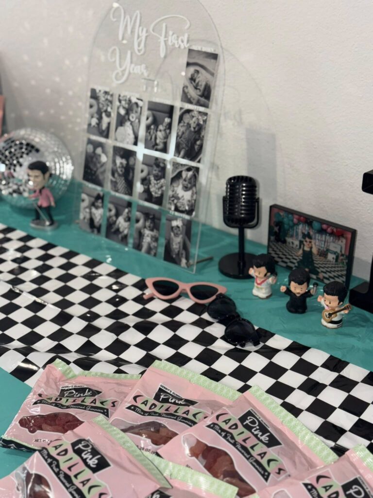 Elvis Presley themed first birthday party ideas