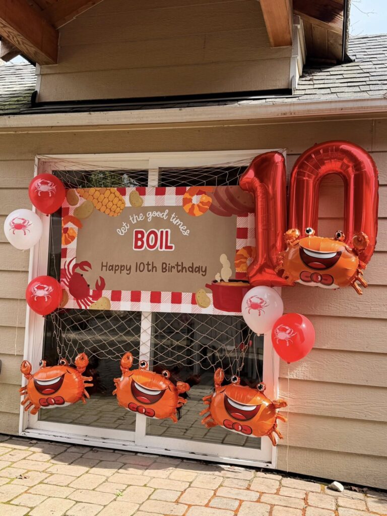 Crab Boil “Pinch me” theme party ideas