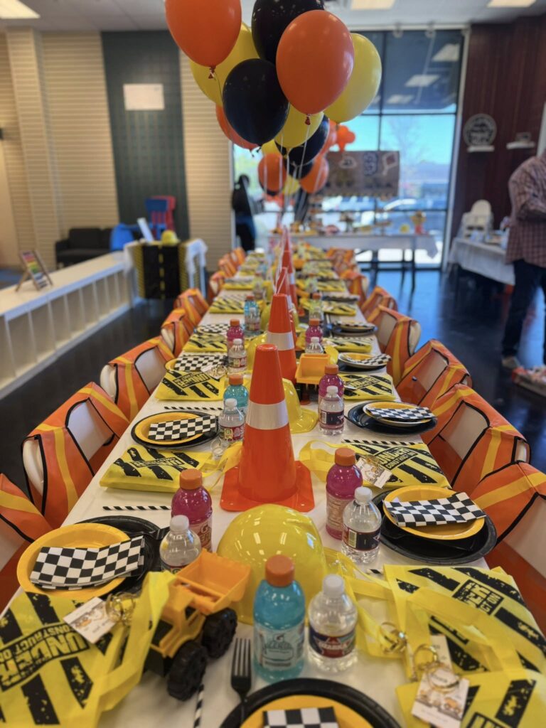Construction Themed 3rd Birthday Party