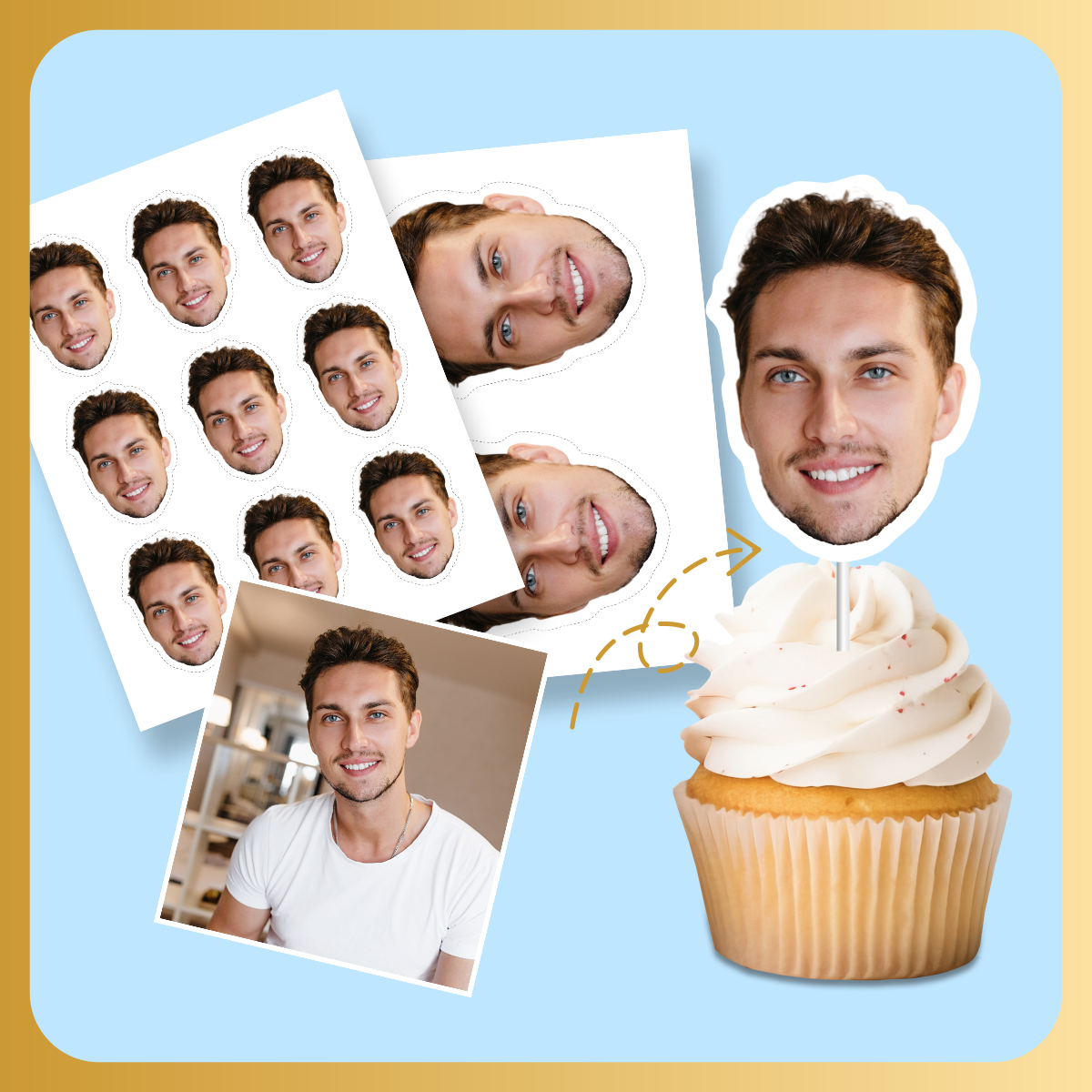 Custom Face Cupcake Toppers_mian image.png Custom Face Toppers