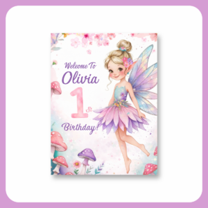 Custom Fairy Garden Welcome Sign_main image.png Custom Fairy Garden Welcome Sign