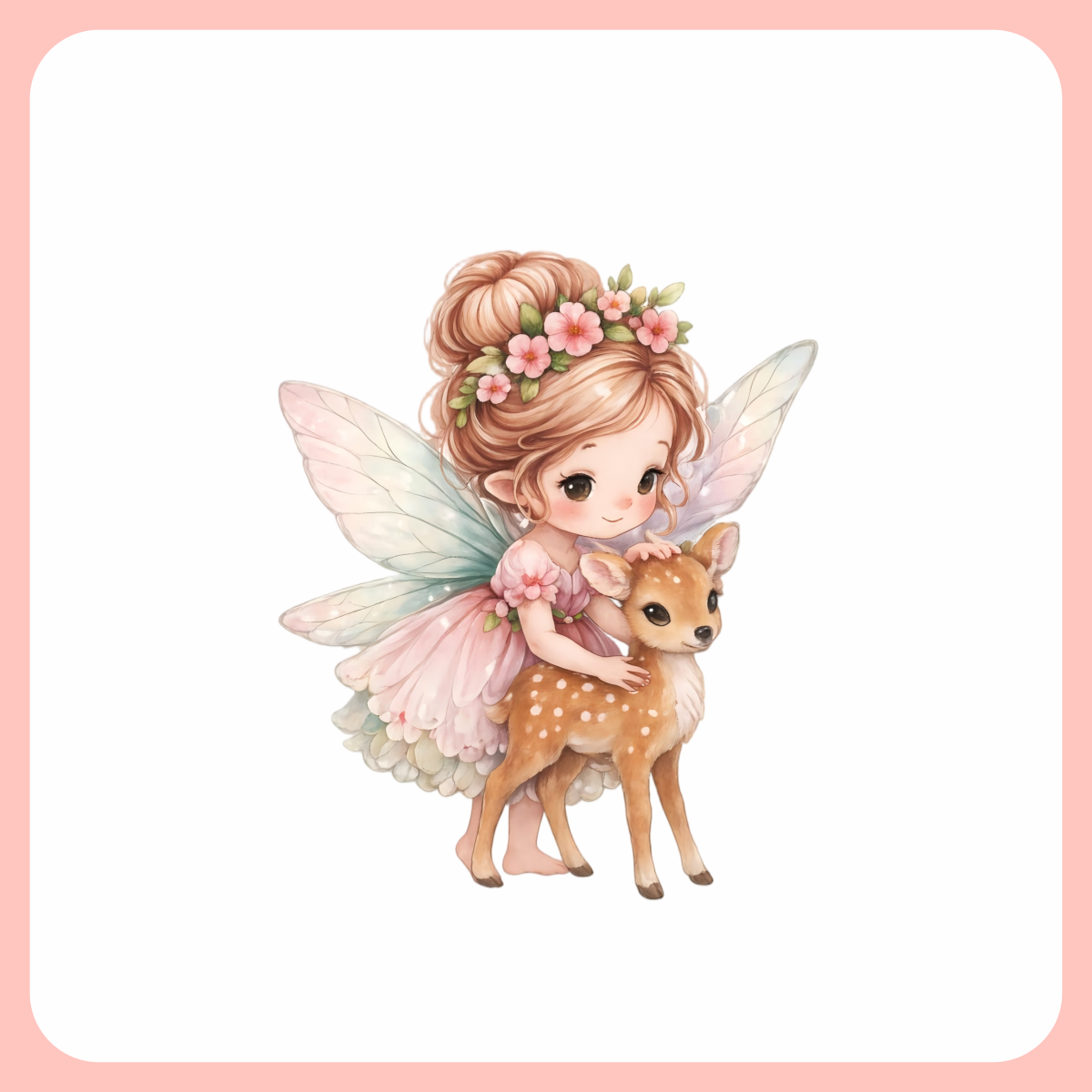 Whimsical Fairy and Deer PNG_main image.png Whimsical Fairy and Deer PNG