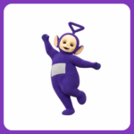 Teletubbies Tinky Winky Character Cutout Digital PNG