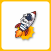 Custom Astronaut Rocket Cake Topper,Centerpiece Topper_main image.png Custom Astronaut Rocket Cake Topper,Centerpiece Topper