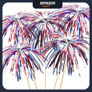 Red-White-Blue-Bamboo-Skewers-Sticks-Cupcake-Toppers_main-image.jpg Red White Blue Bamboo Skewers Sticks Cupcake Toppers
