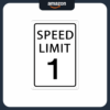 Speed-Limit-1-Mph-Notice-Warning-Aluminum-Metal-Sign_main-image.png Speed Limit 1 Mph Notice Warning Aluminum Metal Sign prime 12x16inches