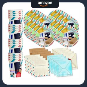 Mailman-Birthday-Party-Supplies-Set-Plates-Napkins-Cups-Tableware-Kit-for-16_main-image.jpg Mailman Birthday Party Supplies Set Plates Napkins Cups Tableware Kit for 16