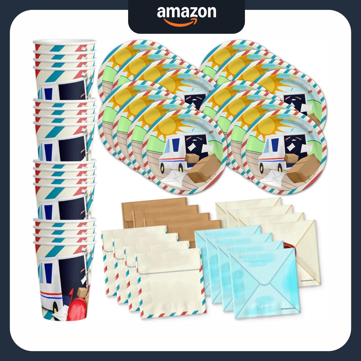 Mailman-Birthday-Party-Supplies-Set-Plates-Napkins-Cups-Tableware-Kit-for-16_main-image.jpg Mailman Birthday Party Supplies Set Plates Napkins Cups Tableware Kit for 16
