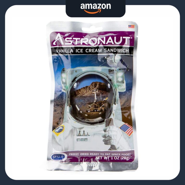 Astronaut-Foods-Freeze-Dried-Ice-Cream-Sandwich_main-image-1.jpg Astronaut Foods Freeze-Dried Ice Cream Sandwich, NASA Space Dessert, Vanilla, 1 Count