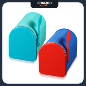Tandefio-2-Pcs-5-x-3-Tinplate-Mailbox-Toy_main-image.jpg Tandefio 2 Pcs 5'' x 3'' Tinplate Mailbox Toy