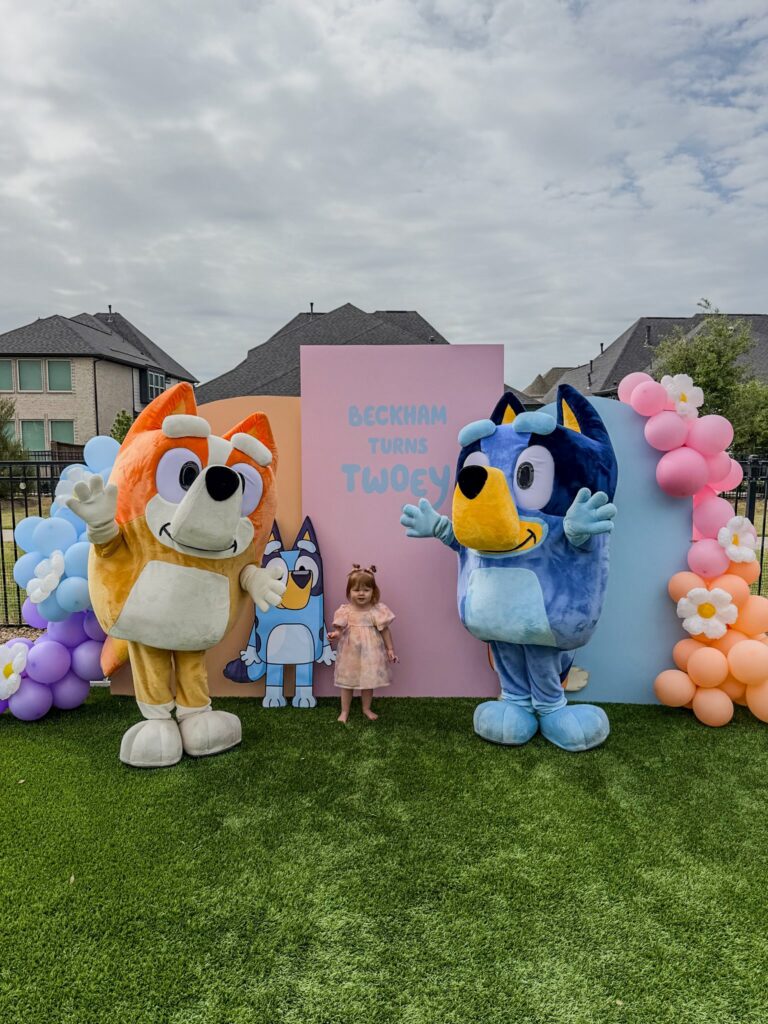 The best TWOEY party celebrating our Bluey obessed girl