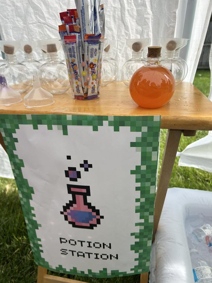 Built a portal for my daughter Minecraft birthday
