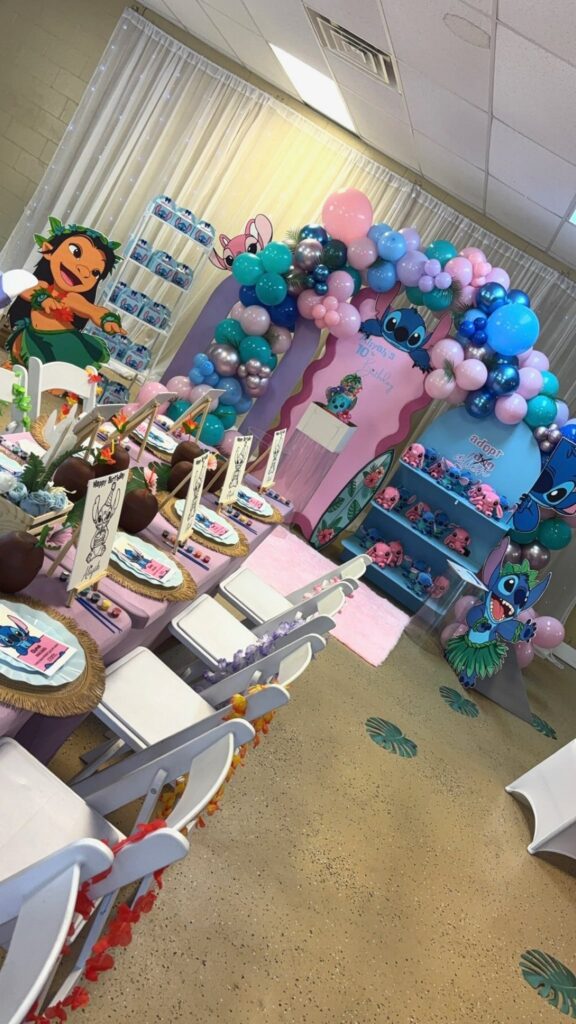Stitch Theme Party For My 10 Year Old