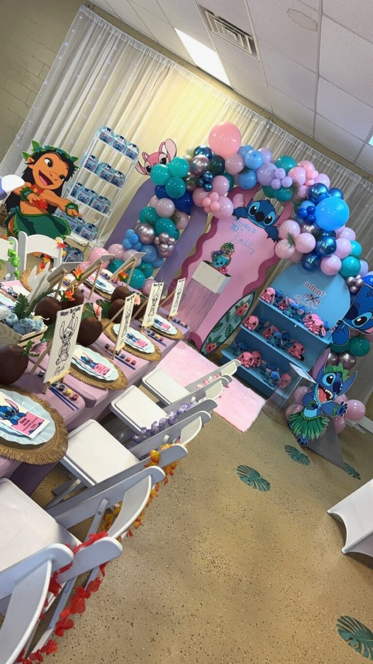 Stitch Theme Party For My 10 Year Old