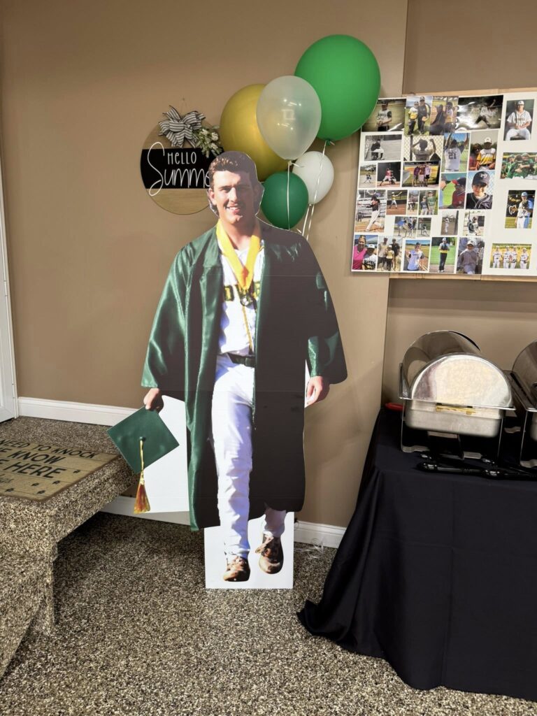 Simple Baseball Graduation Party for a College-Bound Pitcher