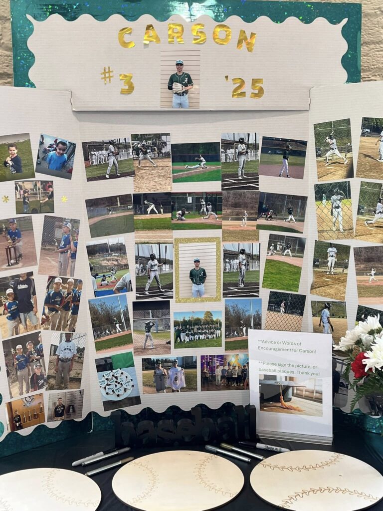 Baseball Graduation Party for a Son Who Played Since Age 4