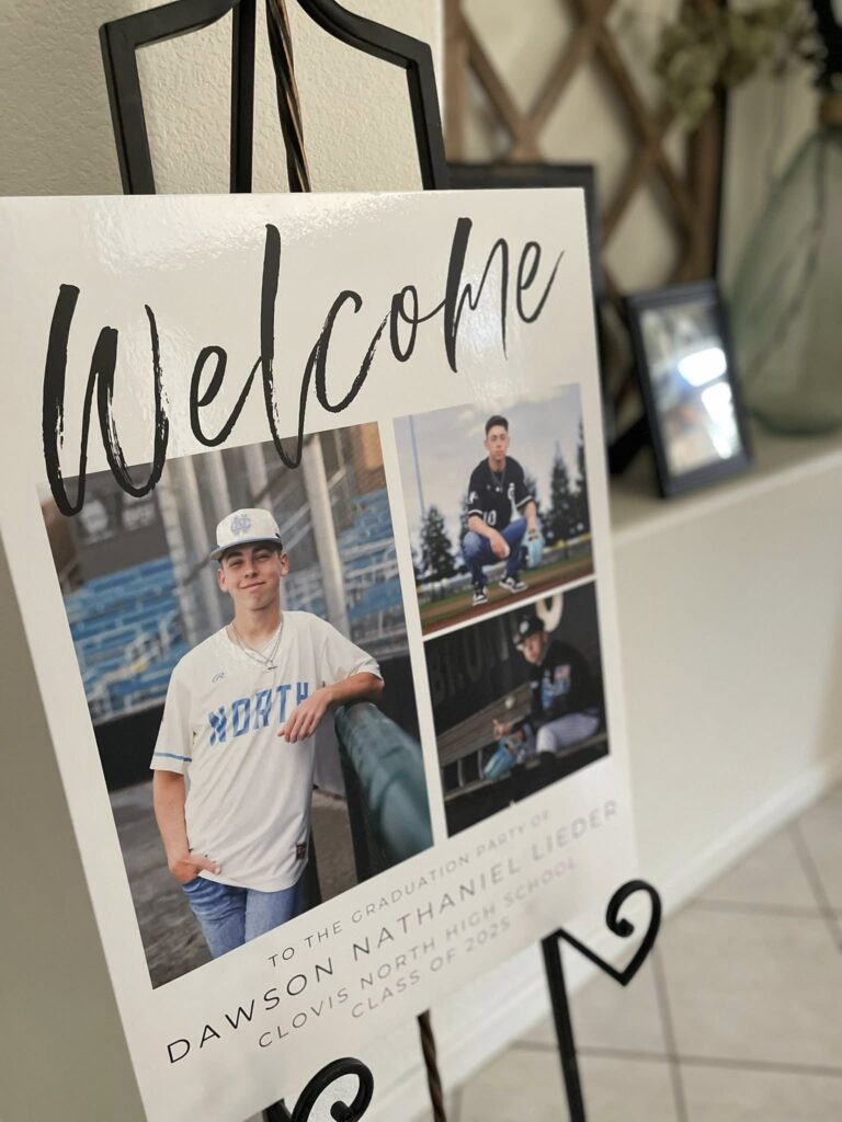 Baseball Themed Graduation Party for My Kid