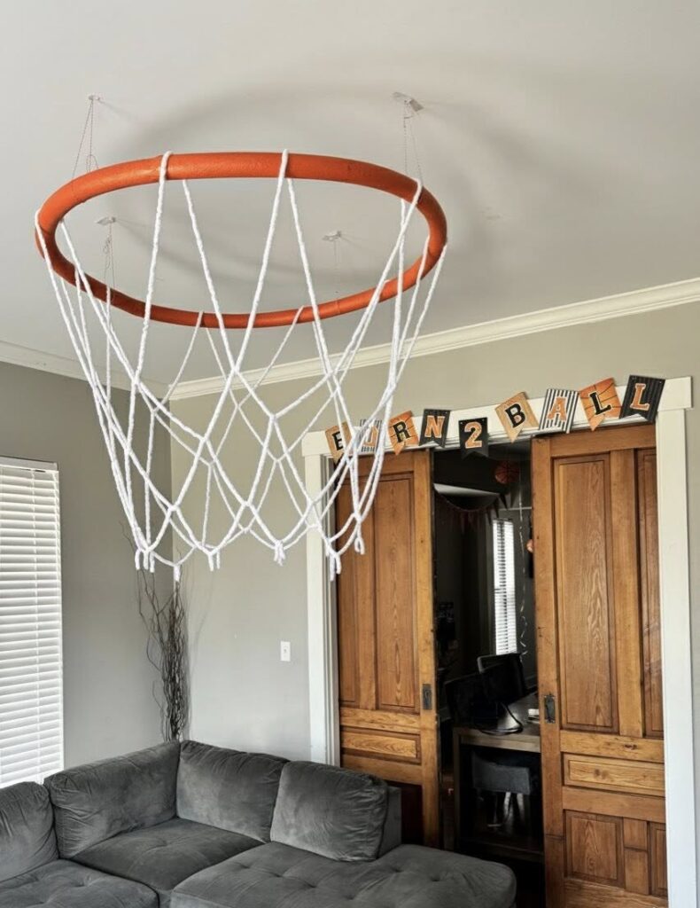 Born 2 Ball Basketball 2nd Birthday Theme