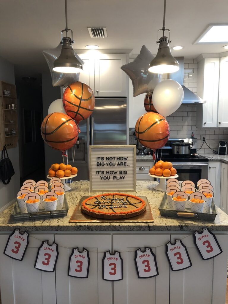 Basketball Themed Party Inspo for Kids
