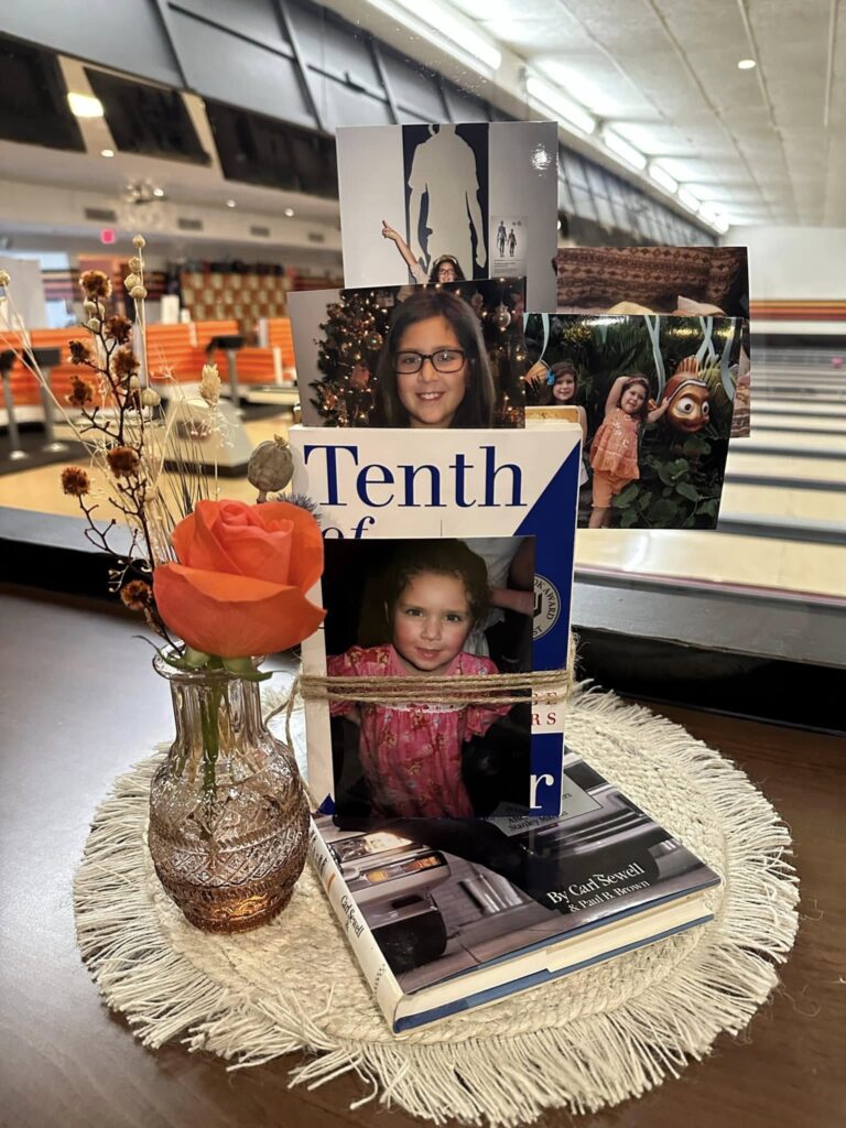 Retro Bowling Alley Graduation Celebration for a Dancer and Reader