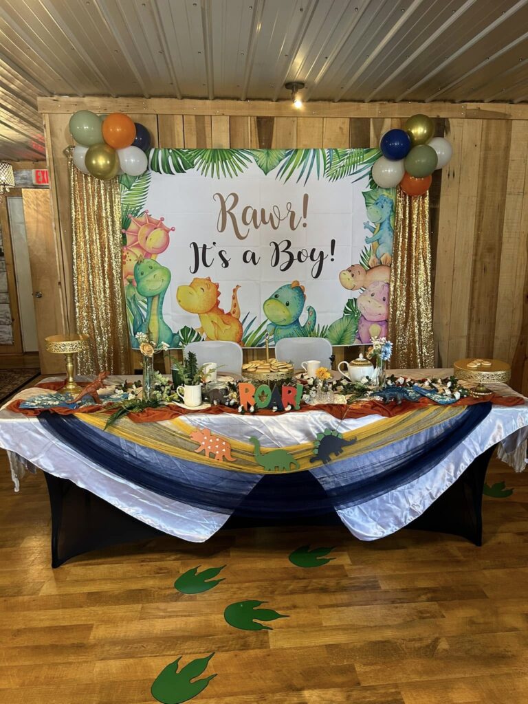 Dinosaur Tea Party Baby Shower