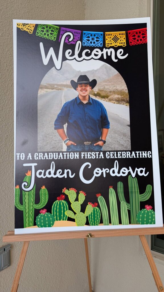 Fiesta Graduation Party with Walking Taco Bar