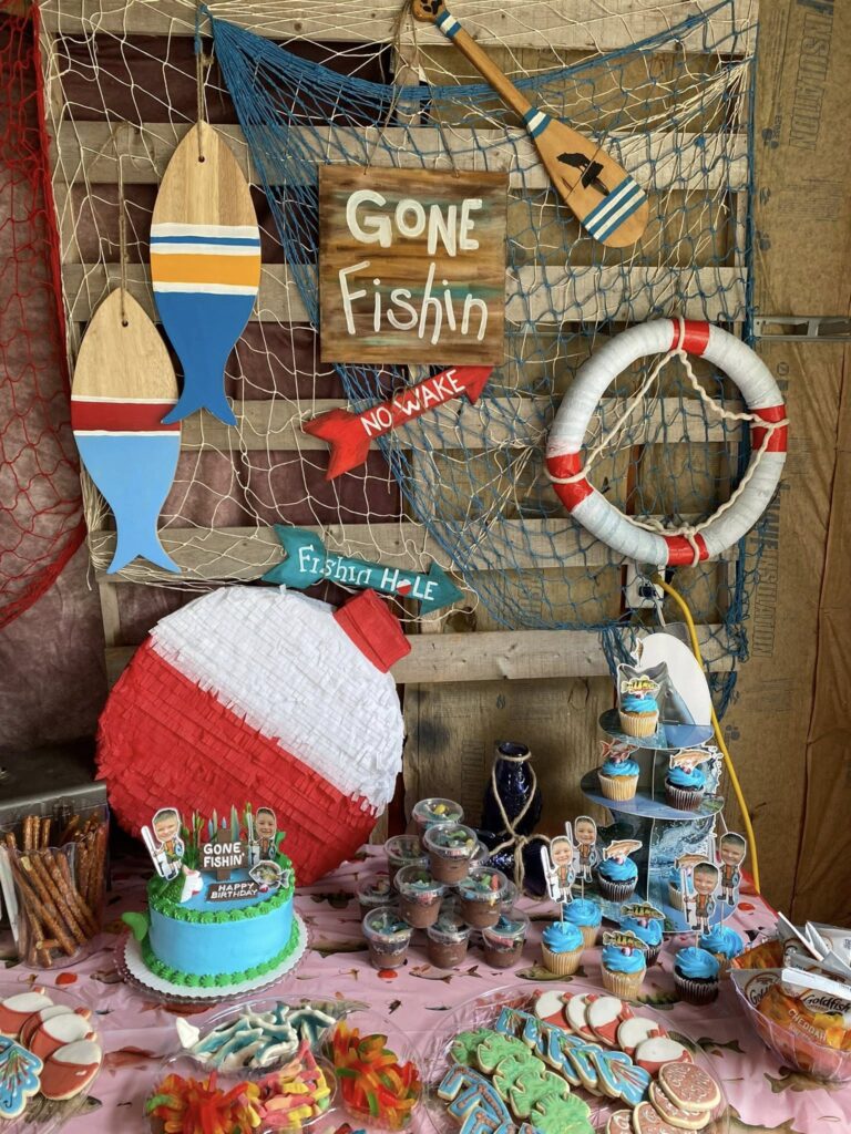 O-Fish-Ally 7 Fishing Birthday Party for Twin Boys
