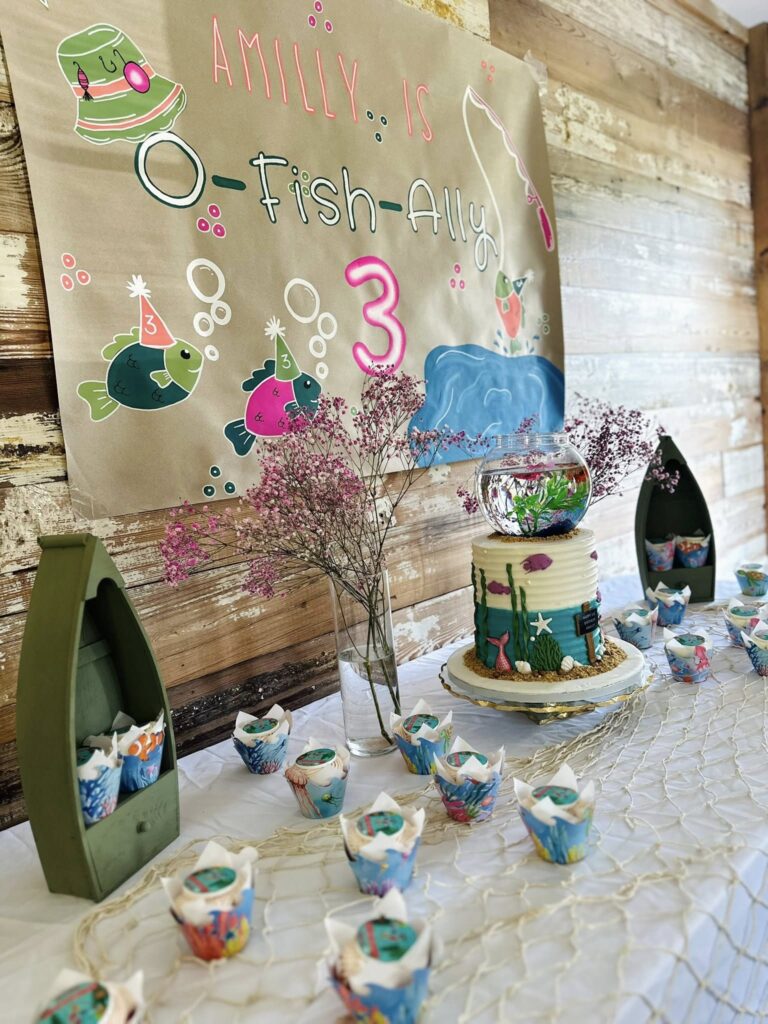 O-Fish-Ally Three Girly Fishing Birthday Party