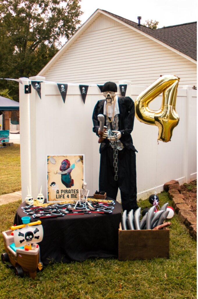 A Pirate’s Life FOUR Me 4th Birthday Party