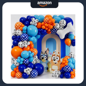 B0BZZXMQ12.jpg Bluey Themed Balloon Arch & Garland Kit for Birthday Parties