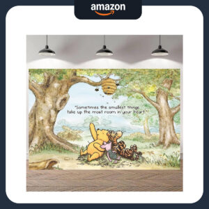 B0BF4W5D7D.jpg Winnie the Pooh Backdrop Banner for Baby Shower & Birthday