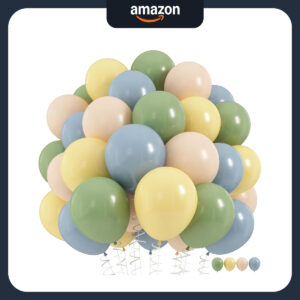 B0D9LW5SMR.jpg Winnie the Pooh Balloon Arch Kit: Sage Green & Blue Decor
