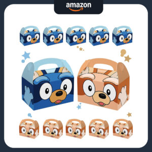 B0D1LLSTTR.jpg 16-Pack Blue Cartoon Dog Party Favor Gift Bags for Kids