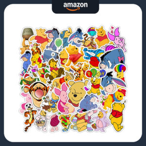 B085S23DV1.jpg 40Pcs Winnie the Pooh & Tigger Vinyl Stickers for Water Bottles