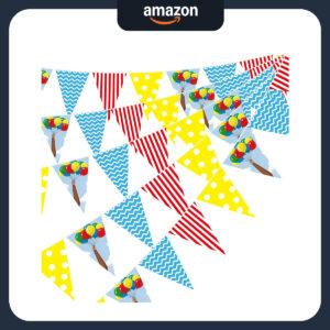 B0G4VX25MR.jpg Curious George Birthday Party Decorations Banner Set