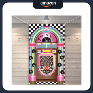 B07X1WL8RT.jpg Elvis Presley Jukebox Backdrop for 50s Rock and Roll Party