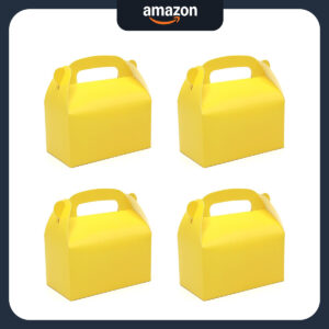 B09P7YQTXW.jpg Curious George Party Favor Treat Boxes - 30-Pack Gable Boxes