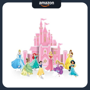 B07THFYPFS.jpg Disney Princess Table Decorating Kit: 9-Piece Party Set
