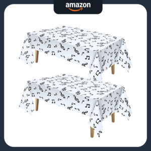 B09492VZD1.jpg Elvis Presley Music Themed Tablecloth for Rock Party Decor